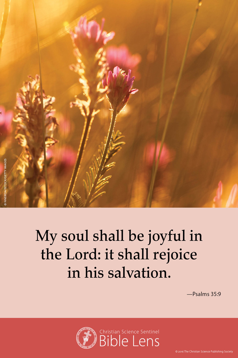 Bible Lens: My soul shall be joyful (csps bl9)