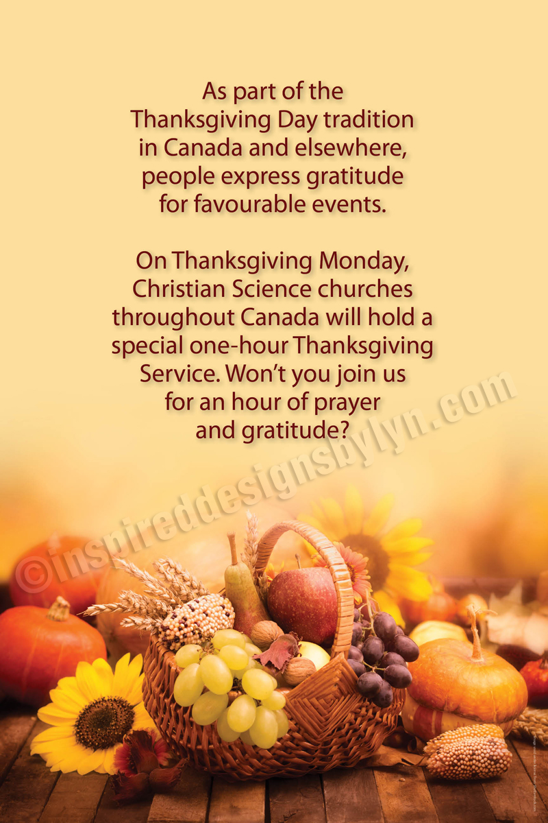 Thanksgiving Canada (V18s)