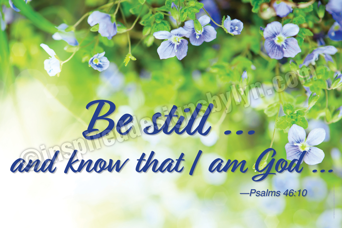 Be still and know (H24)