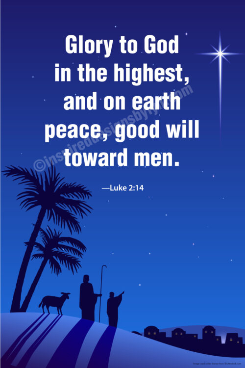 Glory to God (v42)