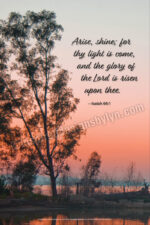 Arise, shine (v33)