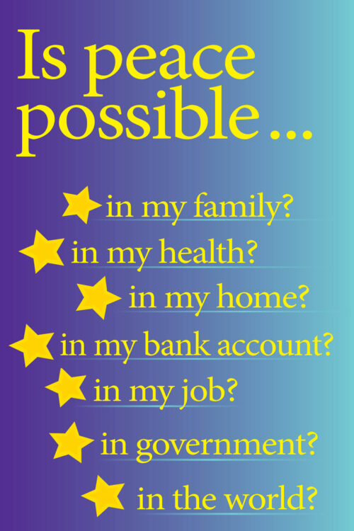 Is peace possible? (csps i7)