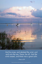 Peace be still (v37)