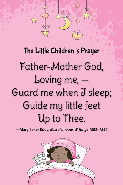Children's Prayer - girls 2 (v62)